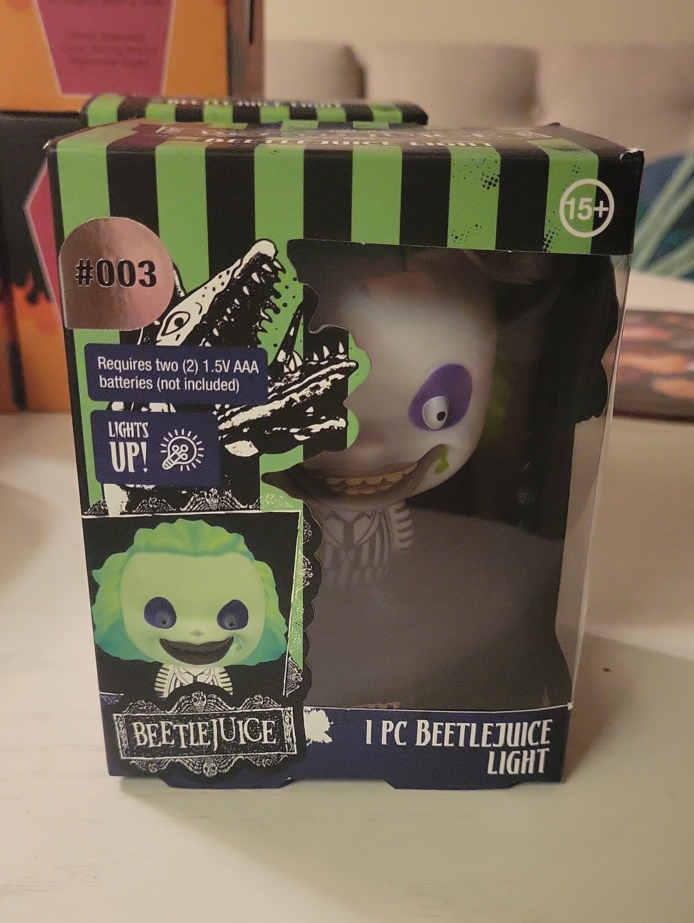 Beetlejuice Light - Green Glow Collectible Light